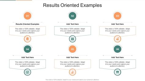 results oriented examples.